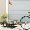 vidaXL Przyczepka rowerowa czarna 122x53x31 cm Żelazko Podgląd zdjęcia produktu 2