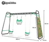 Záhradná hojdačka HyperMotion XXXL – oceľový rám, 2 Náhľad obrázku produktu 10