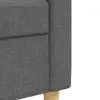 set di divani 3 pezzi in tessuto grigio scuro Anteprima dell’immagine prodotto 7