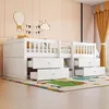 STILVORA Dětská postel 90x200 bez matrace, dřevěná postel Náhled obrázku produktu 3