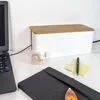 Scatola per cavi Intirilife con coperchio in bambù in Anteprima dell’immagine prodotto 4