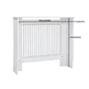 FATIVO Habillage de radiateur 111x19x92cm-Haute couverture Voir les images du produit 4