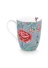 PIP STUDIO Flower Festival Henkelbecher Light Blue 350 ml Produktbild-Vorschau 2