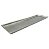 Taca dekoracyjna metalowa 44x13 cm srebrna Taca na świece Podgląd zdjęcia produktu 8