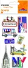 Nálepka s reliéfom a strieborným kovaním - New York Náhľad obrázku produktu 1
