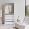 sweeek Modulo, Weiß, Garderobe, 4 Schublade(n), 800 mm, 450 Produktbild-Vorschau 3