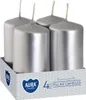 Votívna sviečka BISPOL Aura 9H 8cm SW40/80 SILVER METALIC Náhľad obrázku produktu 4
