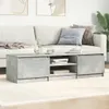 vidaXL TV skrinka betónová sivá 140x40x35,5 cm odvodený Náhľad obrázku produktu 3