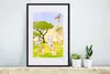 MuchoWow® Gerahmtes Poster Dschungel - Tiere - Kinder 40x60 Produktbild-Vorschau 4