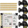 PremiumX Multischalter Set 17/12 Multiswitch SAT 4x Quattro Produktbild-Vorschau 1