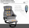 HOMCOM Massagesessel Relaxsessel mit Liegefunktion Produktbild-Vorschau 4
