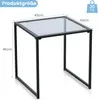 GOPLUS Gartentisch klein, 43cm Beistelltisch Outdoor aus Produktbild-Vorschau 5