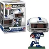 A Funko Pop! vinyl figure of Jonathan Taylor of the NFL Colts, shown both in its packaging and as a standalone figure. Produktbild-Vorschau