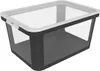 Box mit Stülpdeckel 45 l ALBRIS, Farbe:Schwarz Produktbild-Vorschau 1