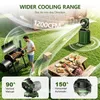 Zimilo Mobiler Akku Nebelventilator, Camping Ventilator mit Produktbild-Vorschau 5