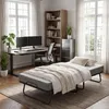 QEENTOE Opklapbed, gastenbed, 200x90 cm, zwart, metalen Productafbeelding-voorbeeld 10