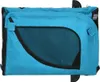 vidaXL Cani da Rimorchio per Biciclette Tessuto Oxford Blu Anteprima dell’immagine prodotto 6