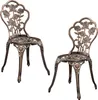 [casa.pro]® Set da bistrot tavolo + sedia in ghisa bronzo Anteprima dell’immagine prodotto 4