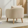 Flieks Polstersessel mit Massivholzbeinen, Relaxsessel Produktbild-Vorschau 3