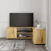 Skye Decor, support TV de haute qualité, finition noyer Voir les images du produit 3