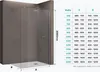 doporro Luxus Duschwand für Dusche Duschabtrennung 70x200cm Produktbild-Vorschau 7