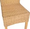 MiaMöbel Esszimmerstuhl Rattan 47x98x57 cm Modern Produktbild-Vorschau 3