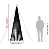 vidaXL Albero di Natale a LED 688 LED bianco caldo 300 cm Anteprima dell’immagine prodotto 8