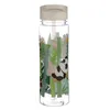 Bouteille d'eau pour enfants Panda avec paille 550 ml Voir les images du produit 3
