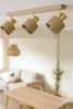 LUXOLAR - LED Deckenleuchte 3-flammig Beige/Gold E27 60W - Produktbild-Vorschau 5