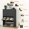 80x24cm Schuhschrank mit Nutfront höhenverstellbar Produktbild-Vorschau 7