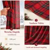 2er Set Vorhänge Weihnachten Tartan Gardinen mit Produktbild-Vorschau 3