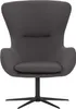 SalesFever Polster-Sessel mit Drehfunktion | Bezug Textil Produktbild-Vorschau 2