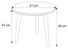 HARMONY Couchtisch - Craft Gold Eiche Farbe Produktbild-Vorschau 6