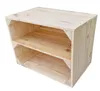 Vintage Holzkisten mit Regalbrett - 40x30x24 cm - Vintage Produktbild-Vorschau 1