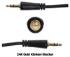 Cavo jack 3,5 mm placcato oro 5 m nero Anteprima dell’immagine prodotto 3
