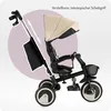 MoMi IVI Kinderdreirad 3-in-1 Beige – 360° drehbarer Sitz, Produktbild-Vorschau 4
