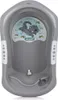 A gray baby bathtub with a cartoon otter and fish design on the backrest. Náhľad obrázku produktu