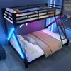 A modern bunk bed with LED lighting in a bedroom setting. Náhled obrázku produktu