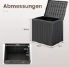 GOPLUS Gartenbox 106 L, Auflagenbox wasserdicht mit Produktbild-Vorschau 7