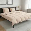 vidaXL Winterbettdecke Beige 200 x 220 cm 100% natürlicher Produktbild-Vorschau 2