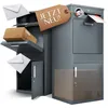Paketbox mit Zeitungsfach Anthrazit, Paketbriefkasten, Produktbild-Vorschau 1