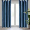 Záves s očkami tmavomodrý 140x250 cm 200 g/m2 moderný Náhľad obrázku produktu 11