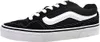 A single black and white Vans sneaker is shown from a side angle against a white background. Voir les images du produit