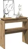 vidaXL Konzolový stôl Artisan dub 102x30x80 cm materiál na Náhľad obrázku produktu 2