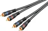 Stereo-Verbindungskabel 2x Cinch, zweifach geschirmt Produktbild-Vorschau 1