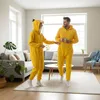 Onesie Kigurumi Pigiama Pokemon Psyduck Costume Anteprima dell’immagine prodotto 7