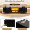 Meuble TV laqué brillant avec éclairage LED, meuble TV avec Voir les images du produit 6