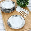 6x Alois Eierbecher mit Ablage Holz-Optik Porzellan Brunch Produktbild-Vorschau 3