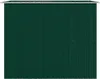 vidaXL Casetta da giardino in metallo verde 257 x 205 x 178 Anteprima dell’immagine prodotto 4