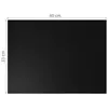 A black rectangular mat with dimensions indicated. Produktbild-Vorschau